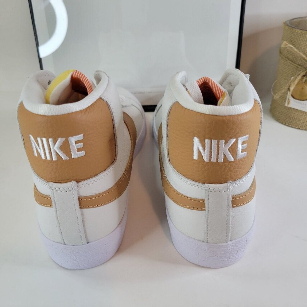 Nike SB Zoom Blazer Mid ISO White Light Cognac DM0587 100 Men’s Size 8 - Picture 3 of 3